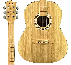 Violão Tagima Memphis Naturale All Solid Bambu Elétrico Aço