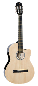 Violão Clássico Cutaway Elétrico Aço