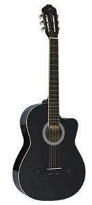 Violão Clássico Cutaway Elétrico Aço