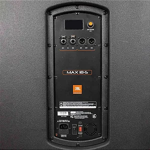 Caixa De Som Ativa Subwoofer Jbl Max 18S 500 W Amplificada 220v