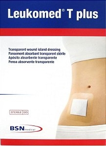 CURATIVO FILME C/ COMPRESSA ABSORVENTE 8 X 10 CM LEUKOMED T PLUS