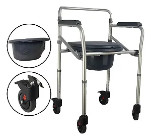 CADEIRA DE BANHO ALUMINIO SC100 100KG HIDROLIGHT