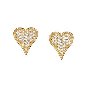 Brincos da coleção DOTS OF LOVE em ouro 18k e brilhantes