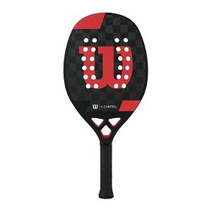 Raquete Beach Tennis Wilson K Control - Preta e Vermelha