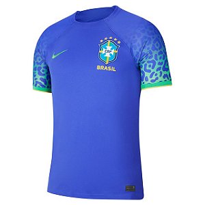 Camisa Brasil Nike 22/23 Copa do Mundo - Azul