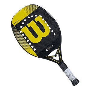 Raquete Beach Tennis K Elite C/capa Wilson preto/amarelo