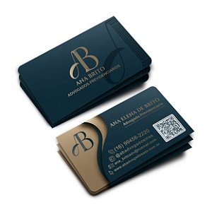 1000 CARTOES DE VISITA COUCHE 300G LAM FOSCA E VERNIZ LOCALIZADO FRENTE E VERSO 2 CANTOS ARREDONDADOS - 4X4