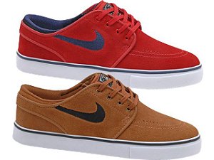 Combo Nike Sb Stefan Janoski Zoom OG Vermelho / Marinho + Nike Sb Stefan Janoski Zoom OG Whisky