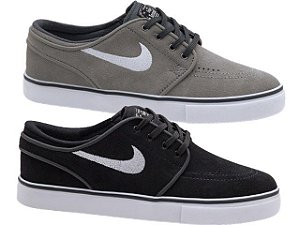 Combo Nike Sb Stefan Janoski Zoom OG Cinza / Branco + Nike Sb Stefan Janoski Zoom OG Preto / Branco