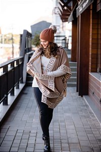 Ruana Tricot / Barra