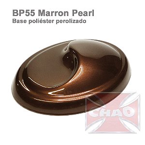 Marron poliéster perolizada