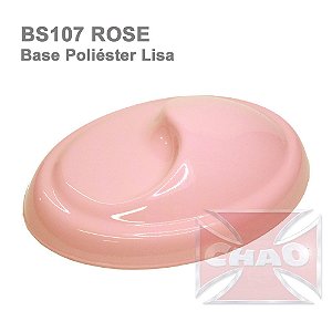 Rose poliéster lisa