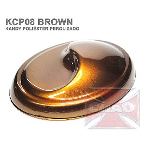 Brown Kandy Perolizado Poliéster