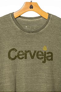 Camiseta Cerveja Hop.oh - Verde Estonada