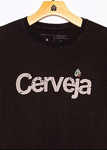 Camiseta Cerveja Hop.oh - Preta