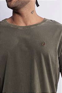 Camiseta Classic Lúpulo Bordado Hop.oh - Verde Estonada