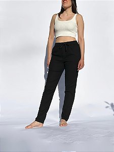 Calça Linho Hop.oh - Preta