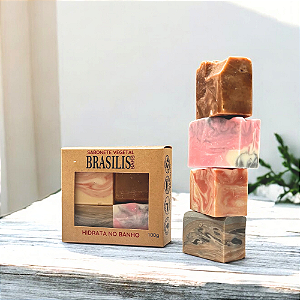 ⧉ Quarteto Brasilis Bars | Sabonetes Vegetais