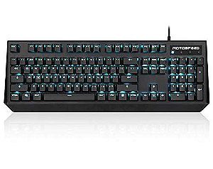TECLADO MOTOSPEED CK95 PRETO SWITCH MARROM LED AZUL