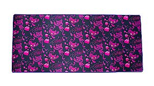 MOUSEPAD HYRAX HMP901 900X400 ILUSTRADO ROSA