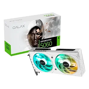 Placa de Vídeo GALAX RTX 5060 EX White 8GB GDDR7 128 Bits - NVIDIA