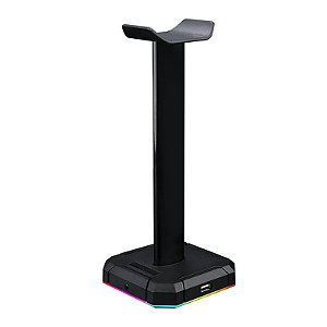 Suporte Para Headset Redragon Scepter, RGB, Preto