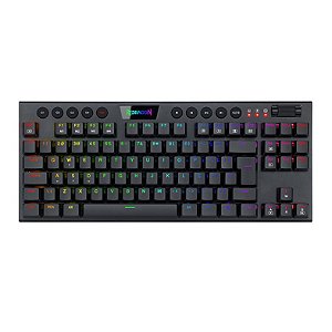 Teclado Mecanico Gamer Redragon Horus TKL, RGB, ABNT2, Switch Marrom, USB, Preto, K622-RGB-PT-BROWN Teclado Mecanico Gamer Redragon Horus TKL, RGB, ABNT2, Switch Marrom, USB, Preto, K622-RGB-PT-BROWN Teclado Mecanico Gamer Redragon Horus TKL, RGB, ABNT2,