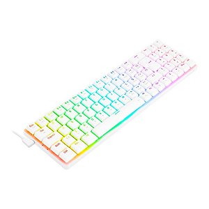 Teclado Mecanico Gamer Redragon Ashe, RGB, Switch Blue, Branco, K626-KB-W-PT-BLUE