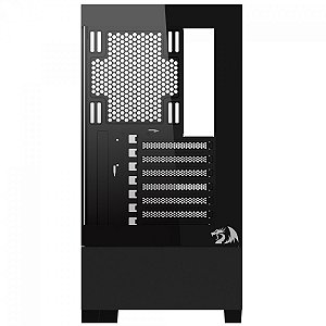 Gabinete Gamer Redragon Reflect Pro, Mid Tower, Vidro Temperado, E-ATX, Sem Fonte, Sem Fans, Preto, CA-607B
