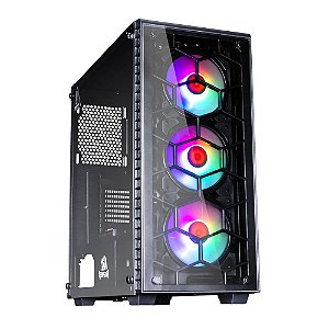 Gabinete Gamer Redragon Diamond Storm PRO (COM FANS RGB)