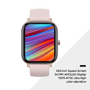 Relógio Amazfit GTS A1914 Global Versão - Rose Pink (Rosa)