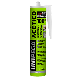 Silicone Acético 100% Profissional Cinza 280ml