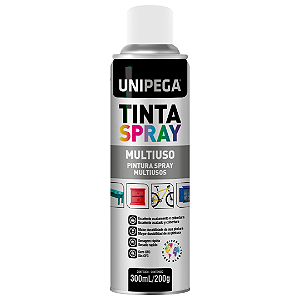 Tinta Spray Multiuso Branco Fosco 300ml/200g