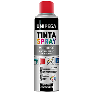 Tinta Spray Multiuso Vermelho 300ml/200g