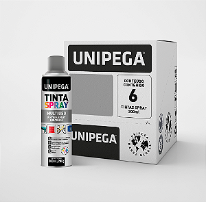 Tinta Spray Multiuso Alumínio 300ml/200g - Caixa com 6