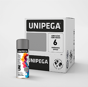 Tinta Spray Uso Geral Alumínio 350ml/210g - Caixa com 6
