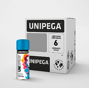 Tinta Spray Uso Geral Azul Claro 350ml/210g - Caixa com 6