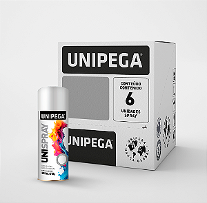 Tinta Spray Uso Geral Branco Brilhante 350ml/210g - Caixa com 6