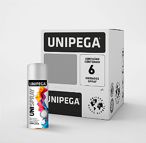 Tinta Spray Uso Geral Cinza Gelo 350ml/210g - Caixa com 6