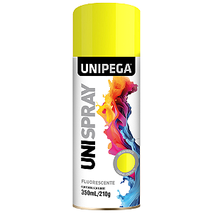 Tinta Spray Fluorescente Amarelo  350ml/210g