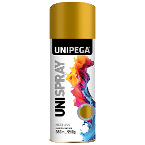 Tinta Spray Metálica Ouro 350ml/210g