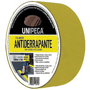 Fita Antiderrapante Amarelo 50mm x 5m