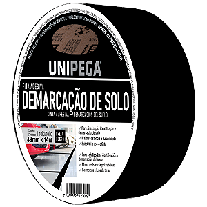 Fita de Demarcação de Solo Preto 48mm x 14m