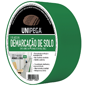 Fita de Demarcação de Solo Verde 48mm x 30m