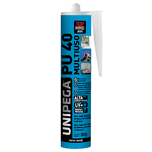 Selante PU 40 Multiuso Preto 210ml/360g