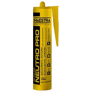 Silicone Neutro PRO Incolor 280ml Maestra