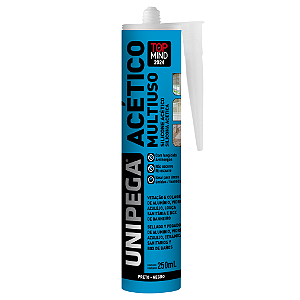 Silicone Acético Multiuso Preto 250ml