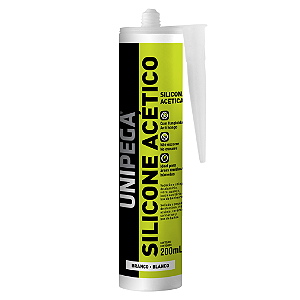 Unipega Silic Acético Branco Cartucho 200ML