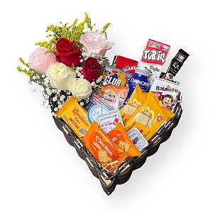 Cesta de Café da Manhã Apaixonado