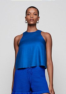 Blusa Regata DZARM em viscose com alças médias